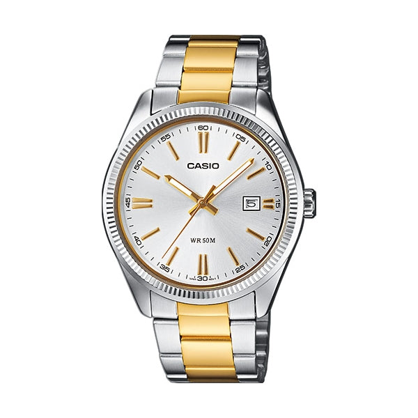 CASIO white/gold