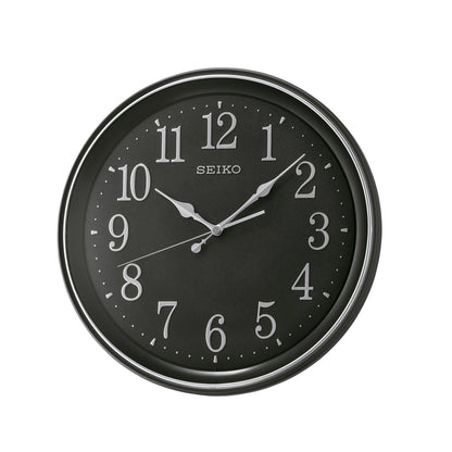 SEIKO CLOCKS black