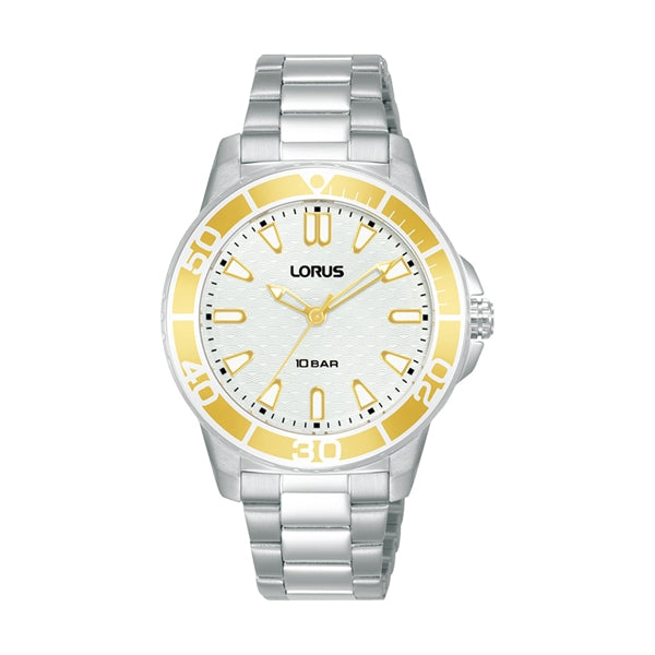 LORUS white/gold