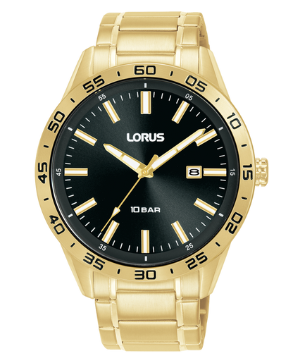 LORUS black/gold 6