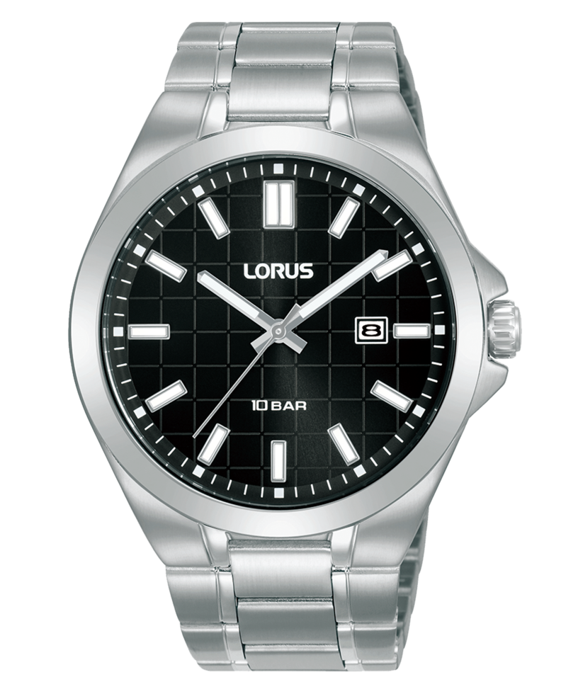 LORUS black/silver