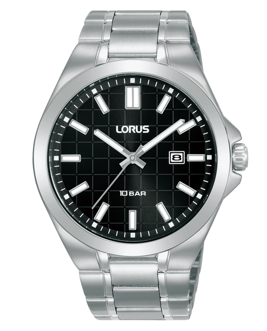 LORUS black/silver