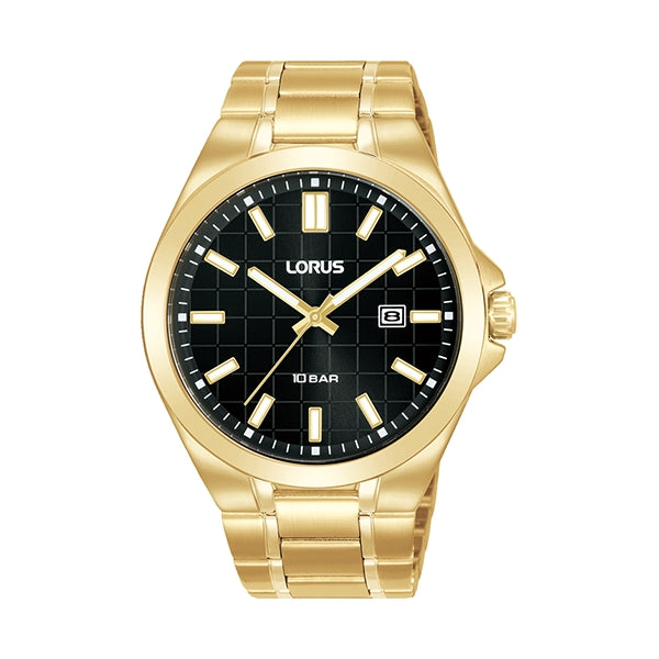 LORUS black/gold