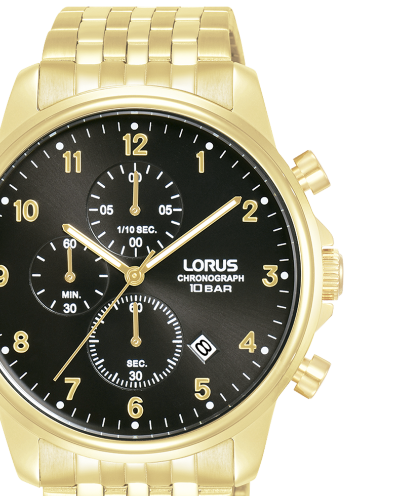 LORUS black/gold 7