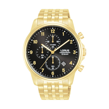 LORUS black/gold