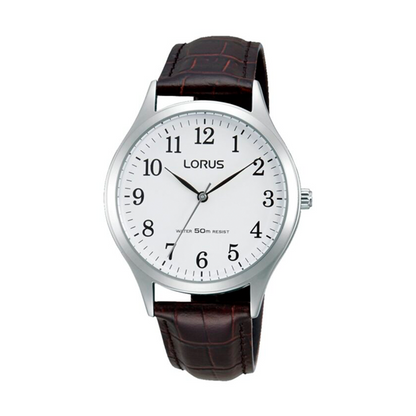 LORUS silver/brown 12