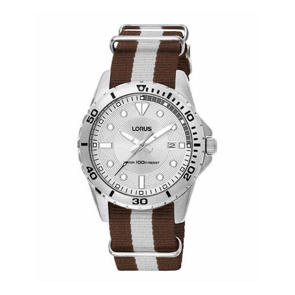 LORUS brown/whiite