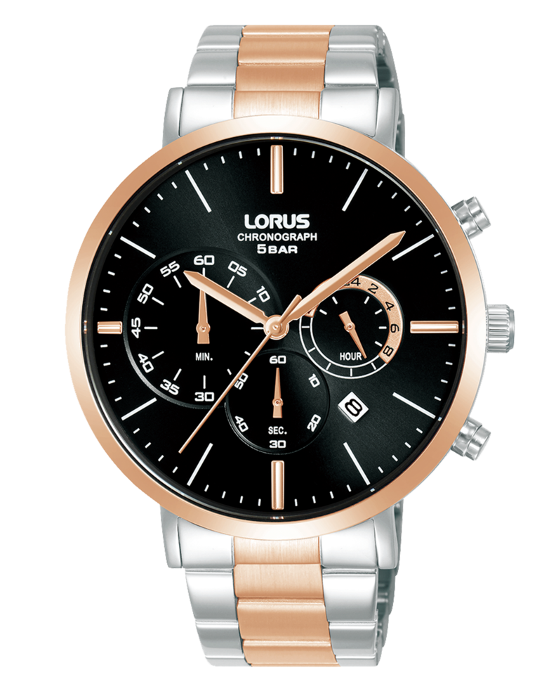LORUS black/silver/copper 6