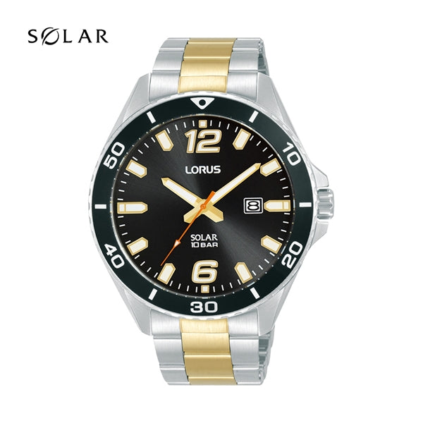 LORUS black/silver/gold