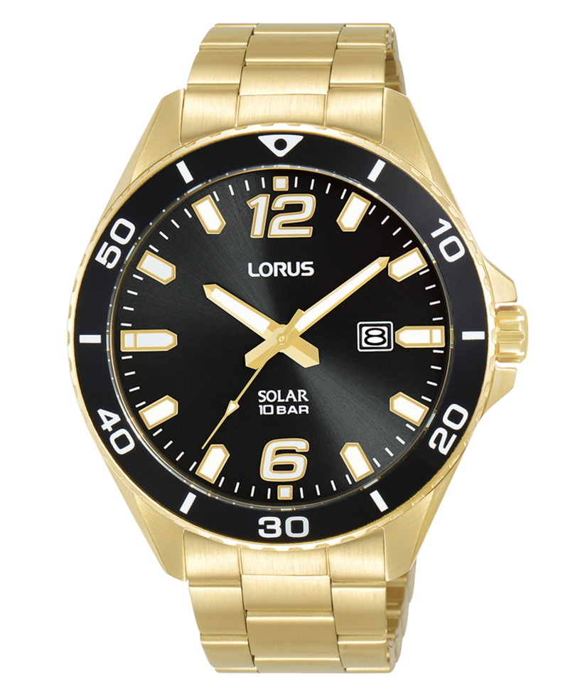 LORUS black/gold 7