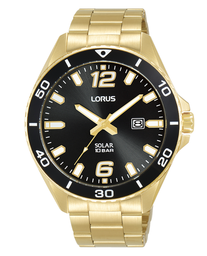 LORUS black/gold 7