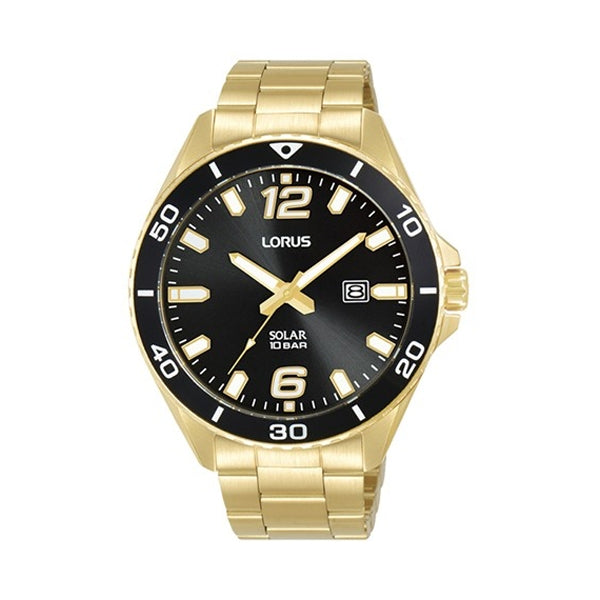 LORUS black/gold