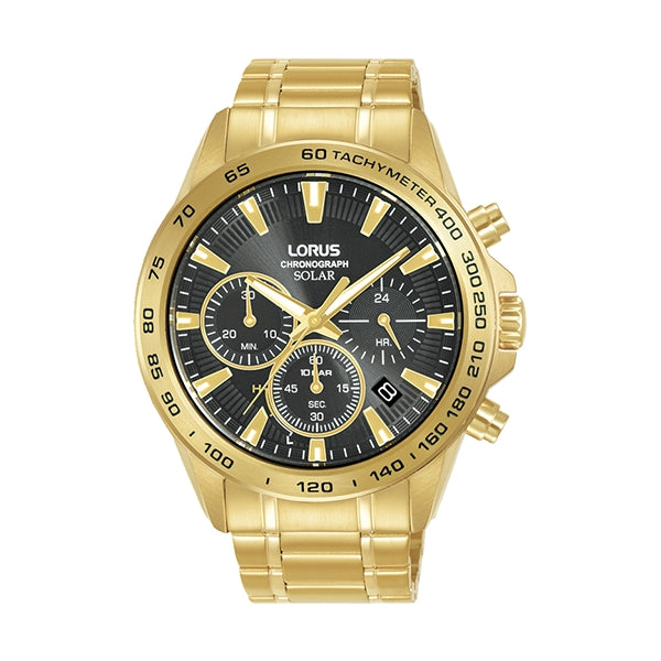 LORUS black/gold