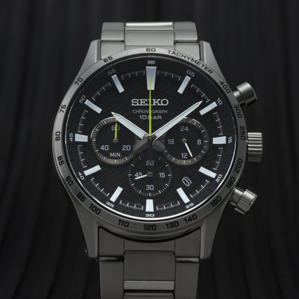 SEIKO silver/black 2