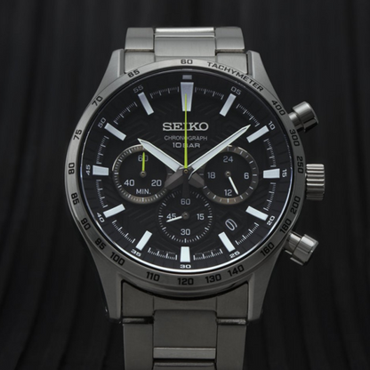 SEIKO silver/black 2