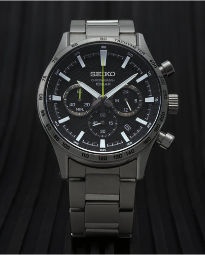 SEIKO silver/black 3