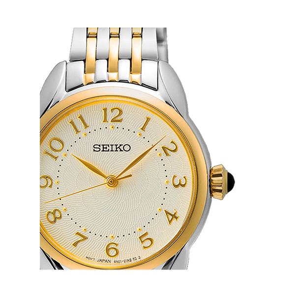 SEIKO white/silver/gold 6
