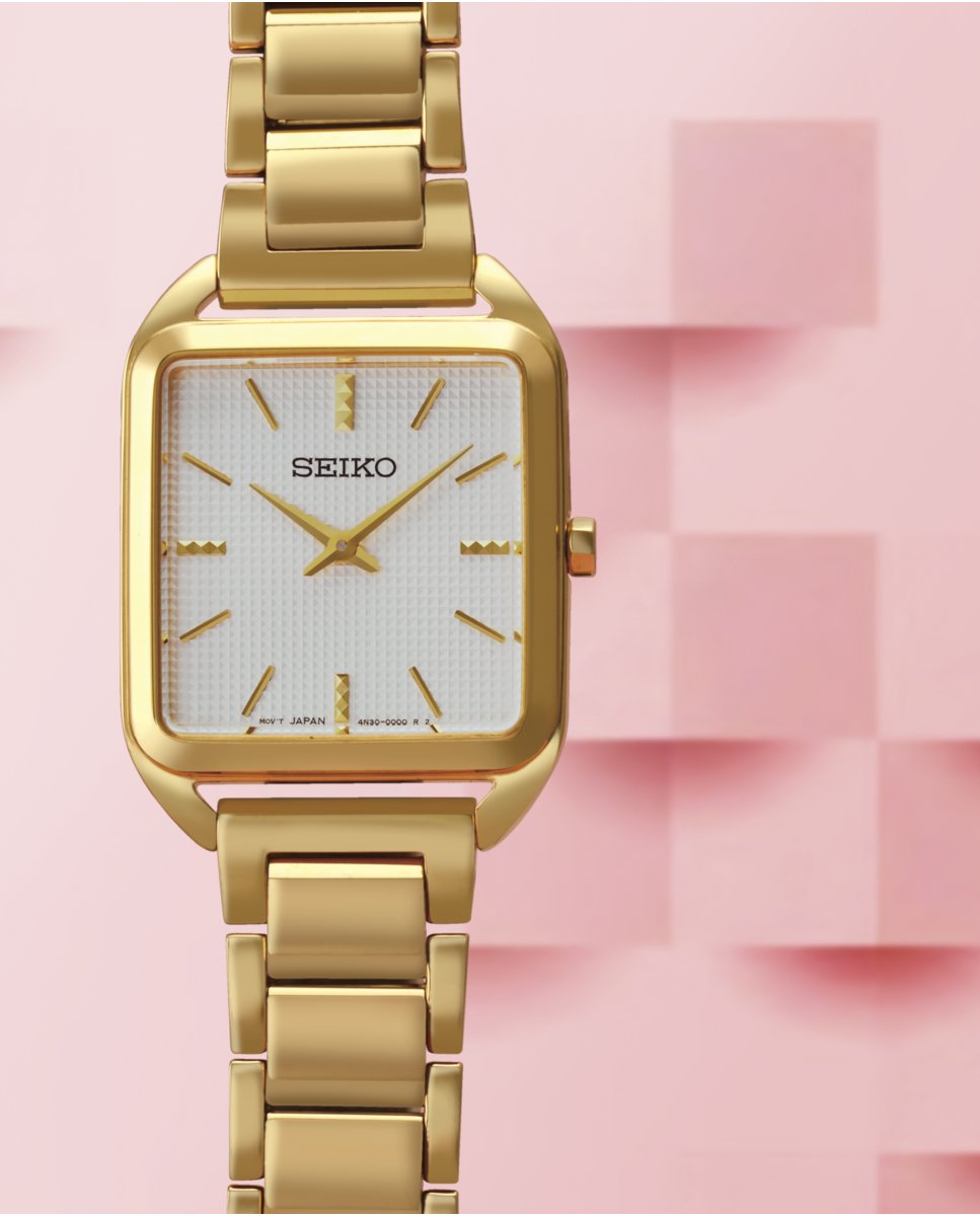 SEIKO gold/white 13