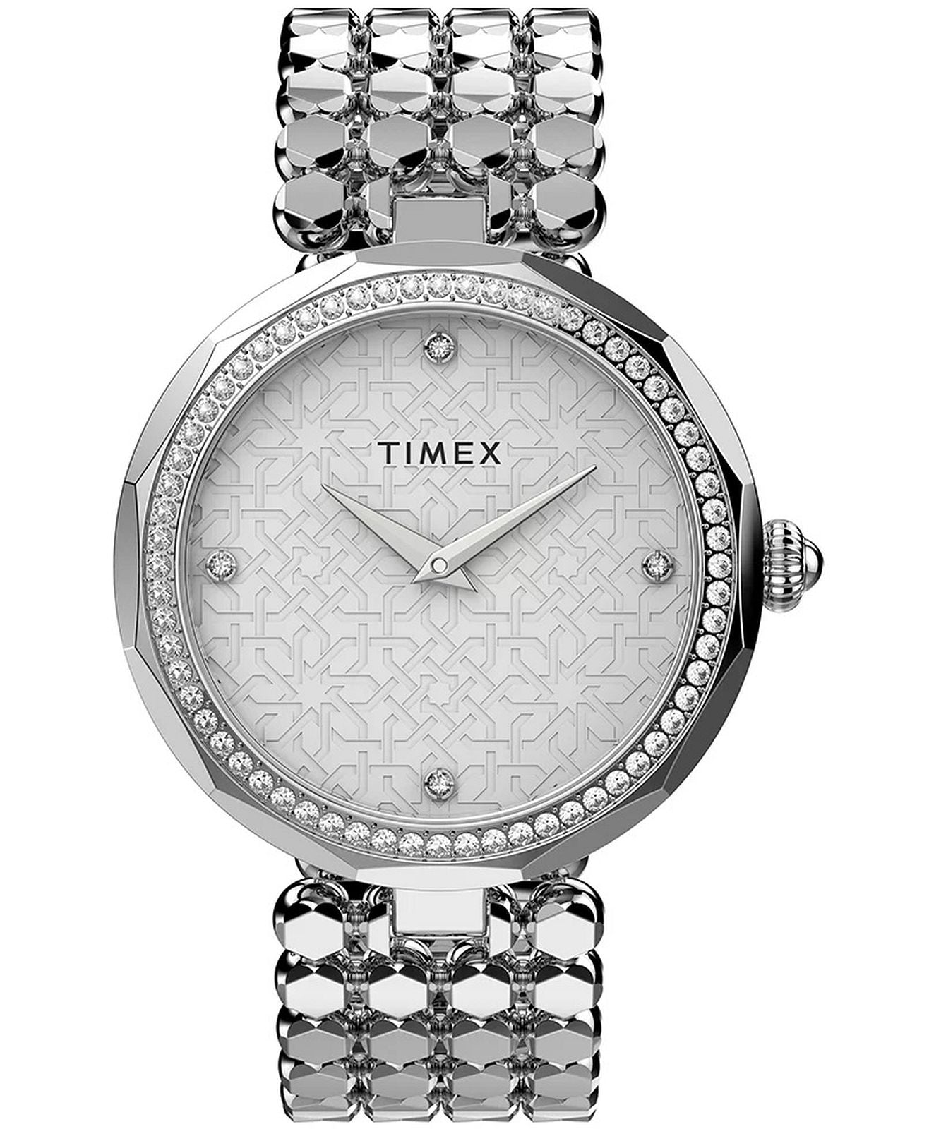 TIMEX white/silver