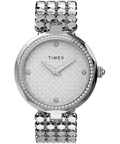 TIMEX white/silver